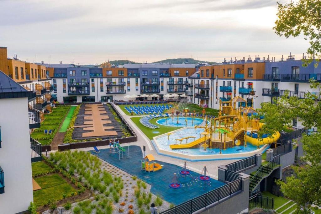 Bel Mare Aqua Apartament Parking Gratis + Taras 米兹多洛杰 外观 照片